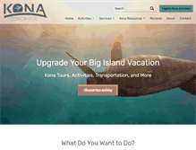 Tablet Screenshot of konaconcierge.net